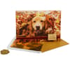 image Photo Dog In Leaves Fall Card Sixth Alternate Image width=&quot;1000&quot; height=&quot;1000&quot;