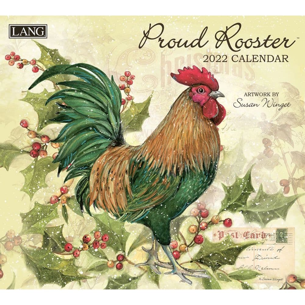 Proud Rooster 2022 Special Edition Wall Calendar - Calendars.com