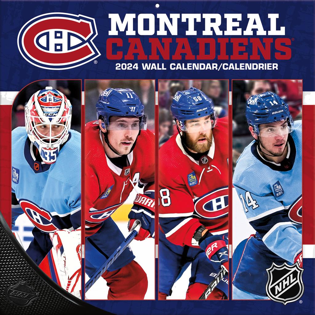 image NHL Montreal Canadiens Bilingual 2024 Wall Calendar Main Image