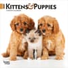 image Kittens and Puppies 2025 Mini Wall Calendar