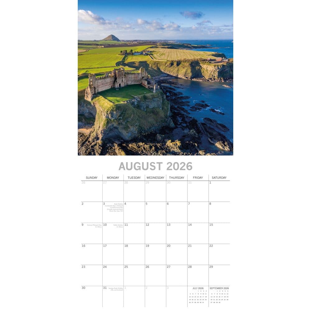 Coastlines of Britain 2026 Wall Calendar Third Alternate Image