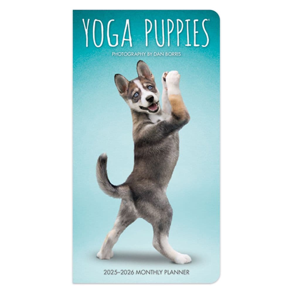 Yoga Puppies 2 Year 2025 Pocket Planner Main Image