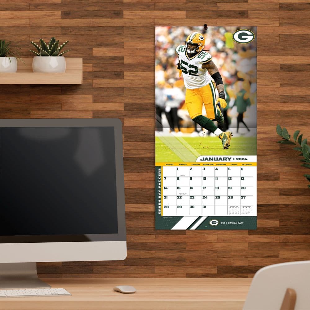 Green Bay Packers 2024 Mini Wall Calendar Fourth Alternate Image width=&quot;1000&quot; height=&quot;1000&quot;