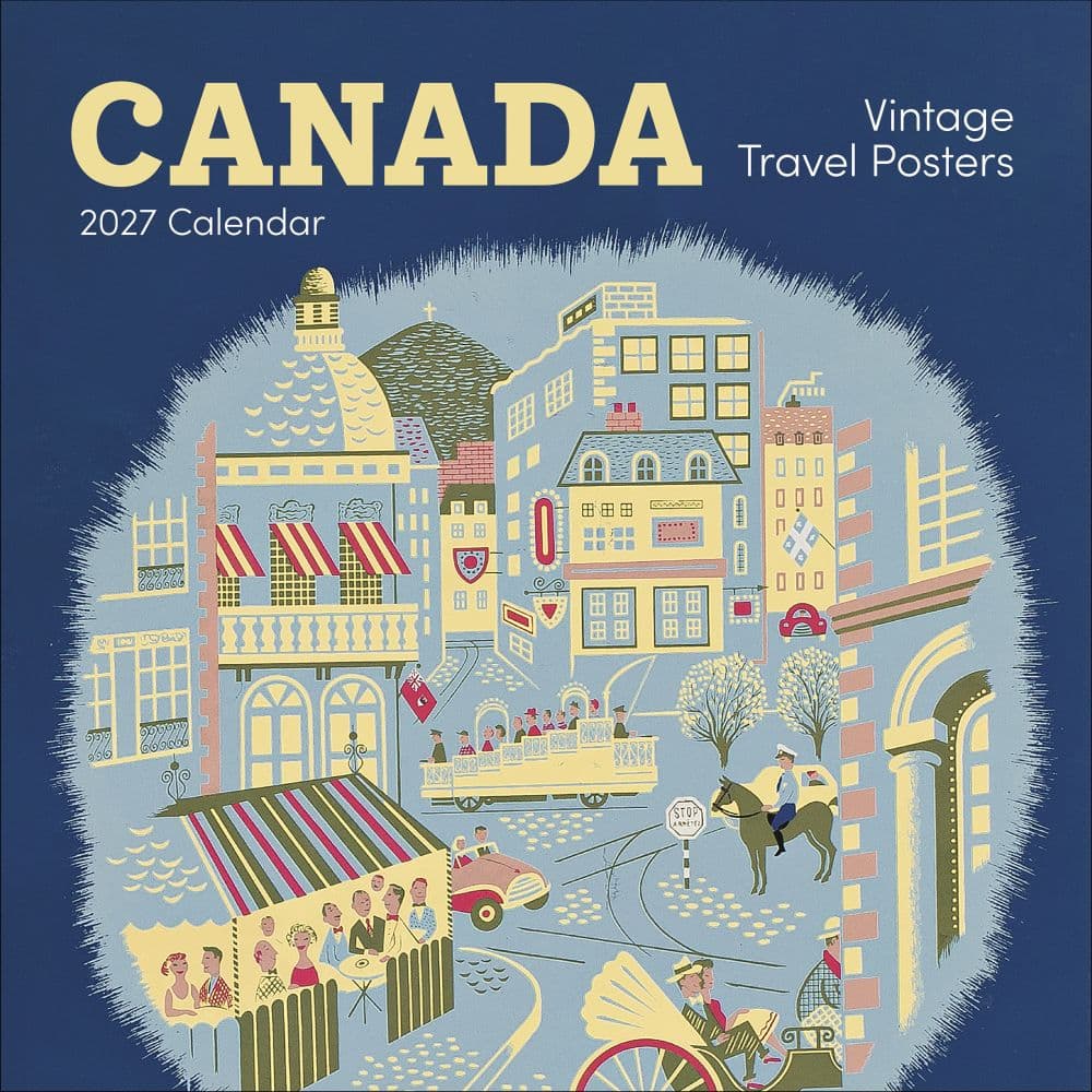 Canadian Travel Posters 2027 Wall Calendar Main Product Image