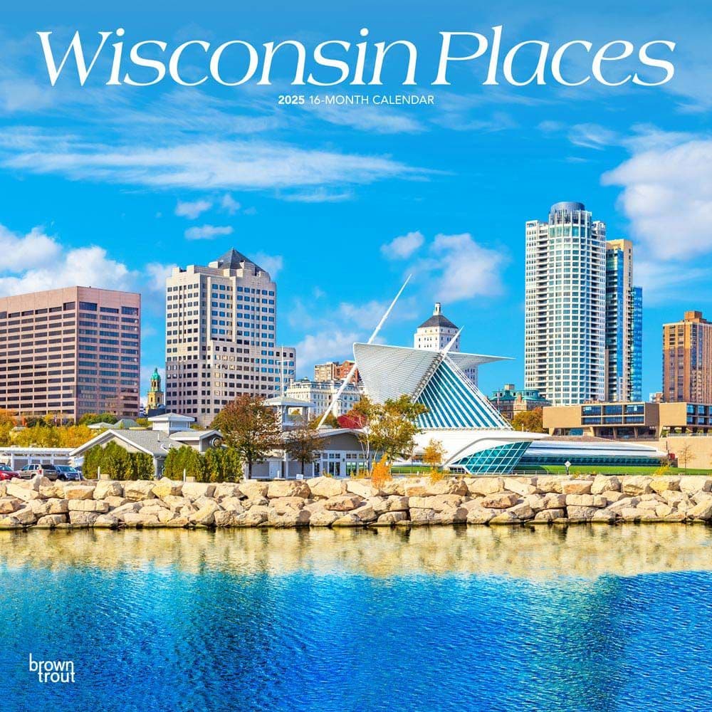 Wisconsin Places 2025 Wall Calendar