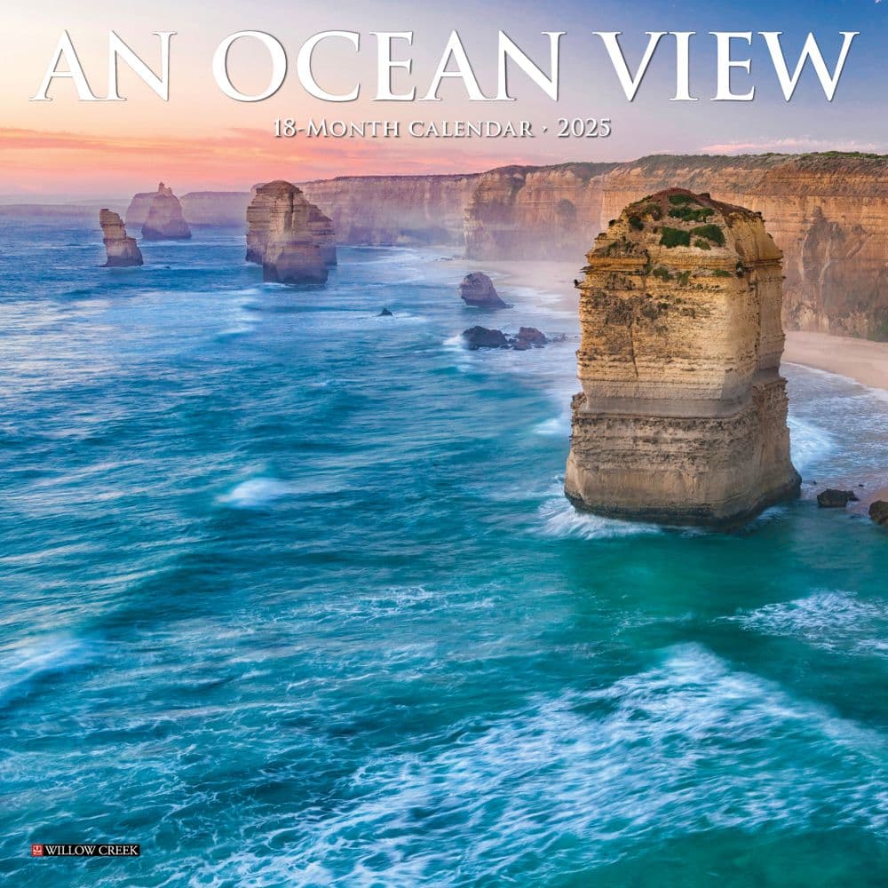 Ocean View 2025 Mini Wall Calendar Main Product Image width=&quot;1000&quot; height=&quot;1000&quot;