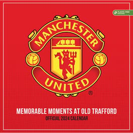 Manchester United Legends 2024 Wall Calendar