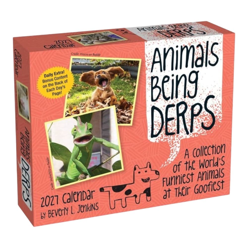 Animals Being Derps 2027 Desk Calendar