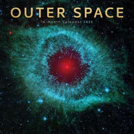 Outer Space 2025 Wall Calendar