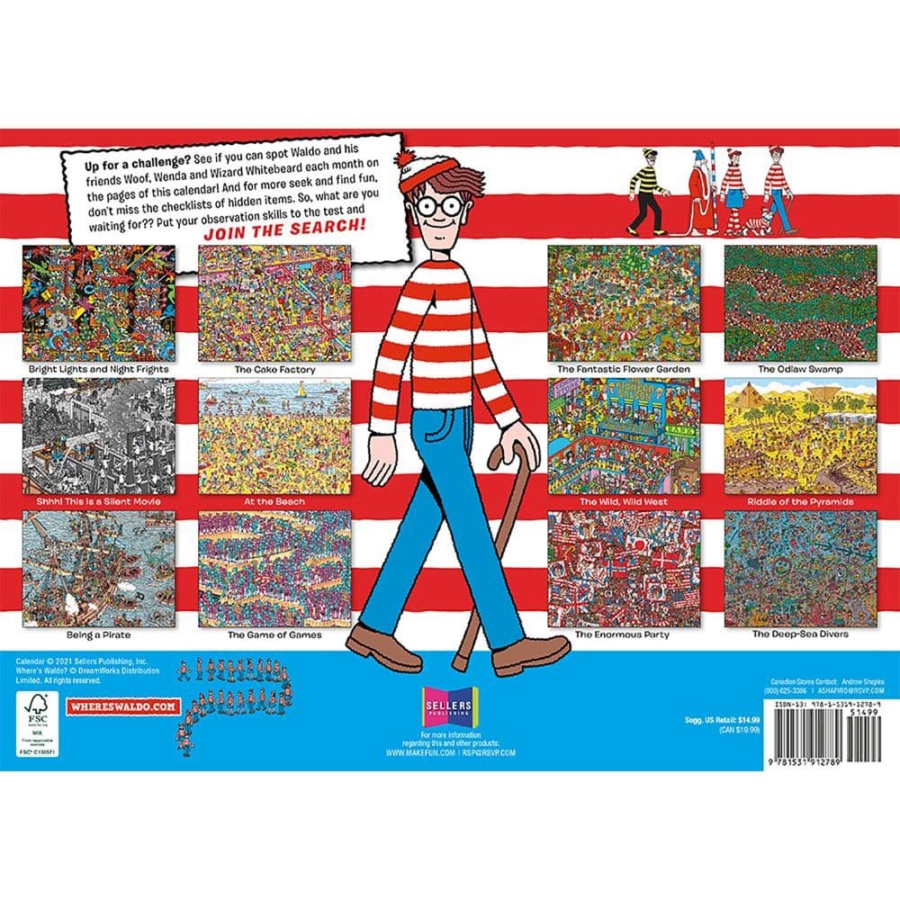 New Where S Wally 2022 Calendar Free Photos