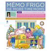 image More Time Moms Memo Frigo French 2027 Magnetic Wall Calendar Main Product Image