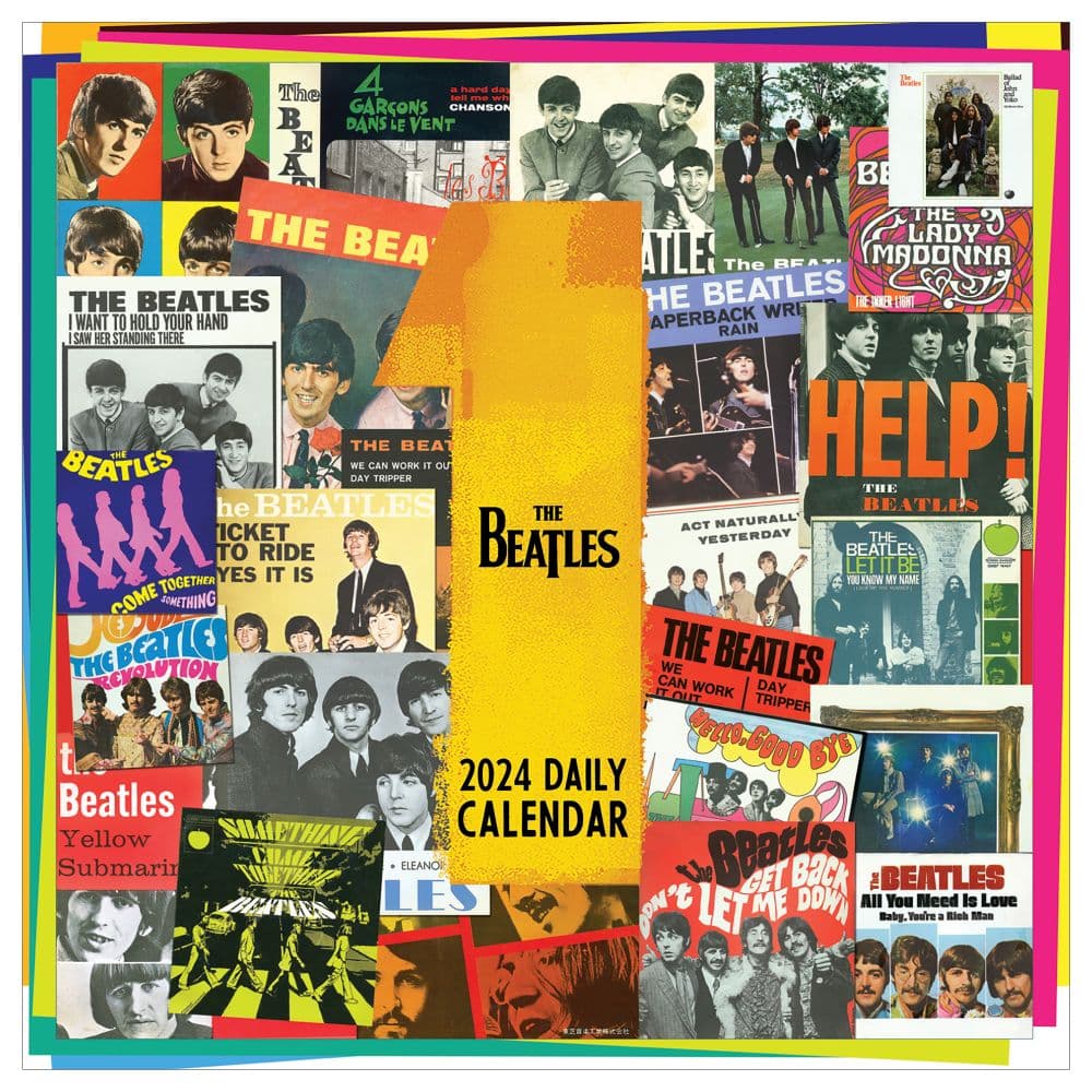 Beatles 2024 Desk Calendar Main Image