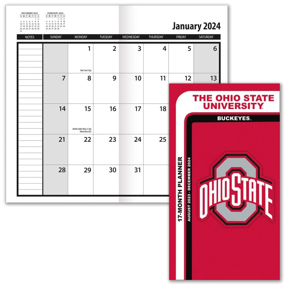 Ohio State Buckeyes Pocket 2024 Planner First Alternate Image width=&quot;1000&quot; height=&quot;1000&quot;