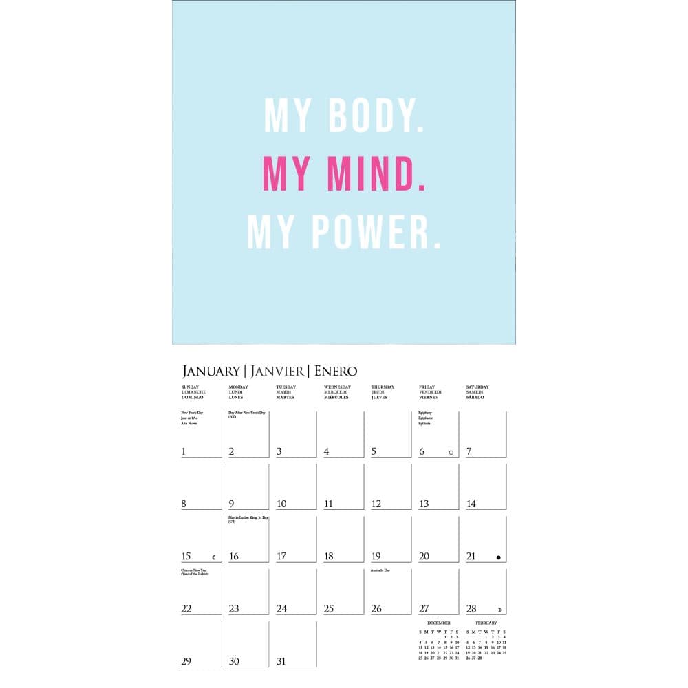 Girl Boss 2023 Mini Wall Calendar - Calendars.com