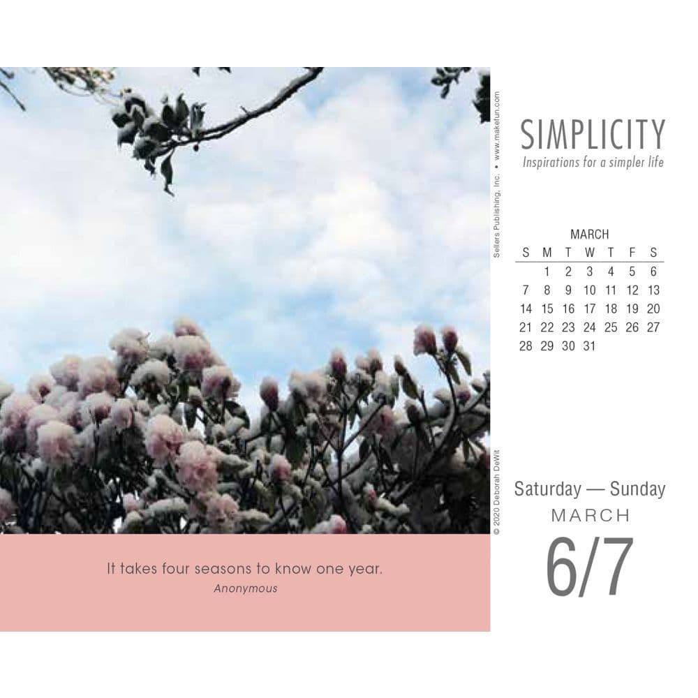 Simplicity Desk Calendar Calendars Com