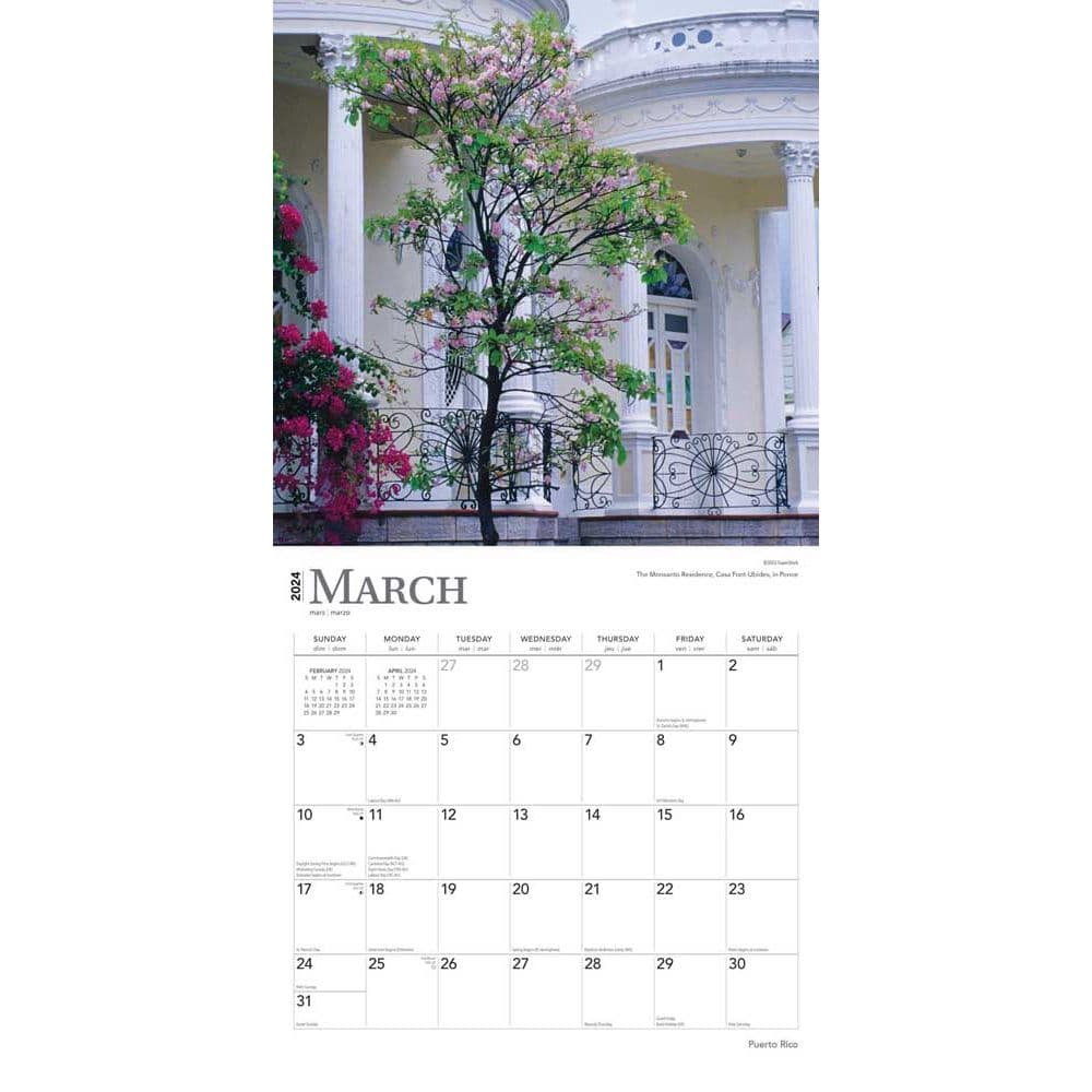 Puerto Rico 2025 Wall Calendar