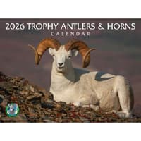 image Trophy Antlers and Horns 2026 Wall Calendar Main Product Image