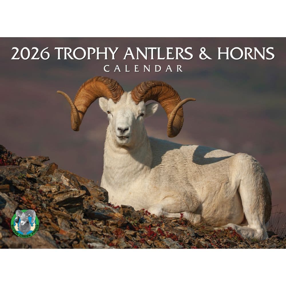Trophy Antlers and Horns 2026 Wall Calendar Main Product Image