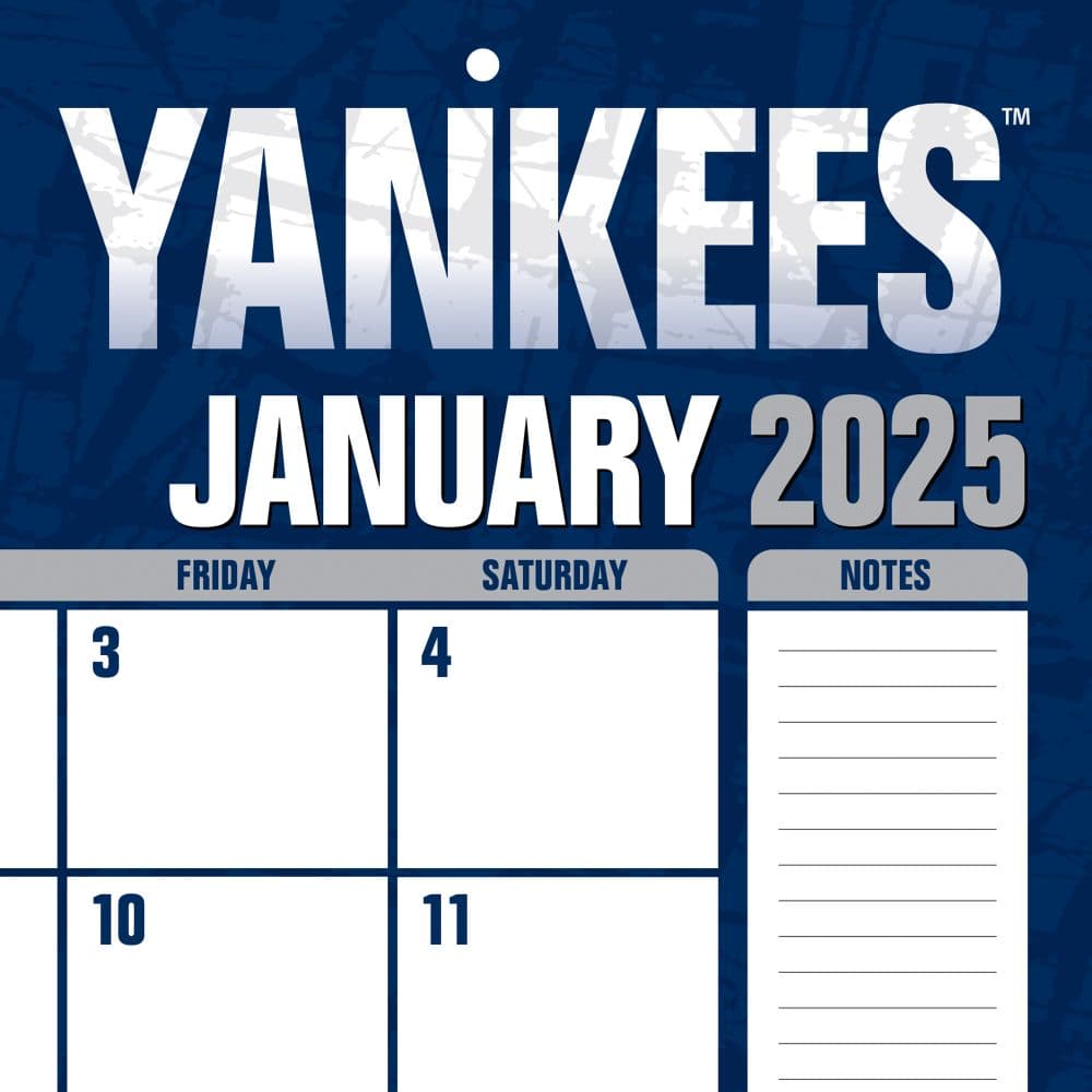 MLB New York Yankees 2025 Desk Pad Third Alternate Image