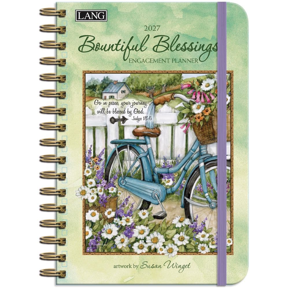 Bountiful Blessings 2027 Spiral Planner by Susan Winget Main Product Image