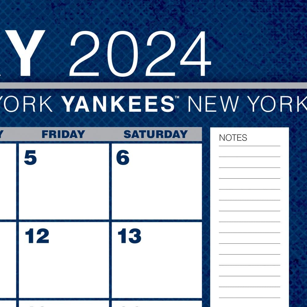 MLB New York Yankees 2024 Desk Pad