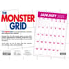 image Monster Grid 2025 Wall Calendar