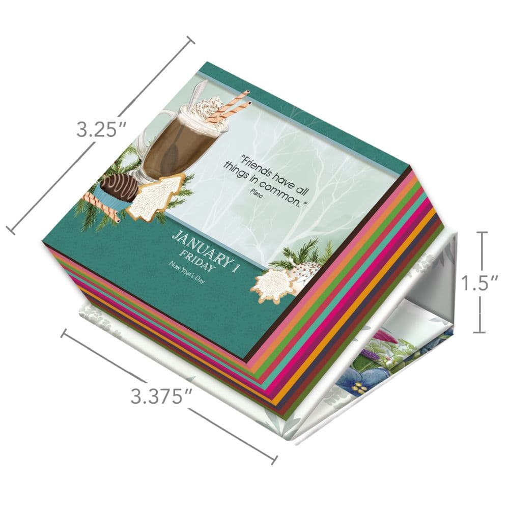 For A Dear Friend 2027 Mini Desk Calendar by Lori Siebert Fourth  Alternate Image
