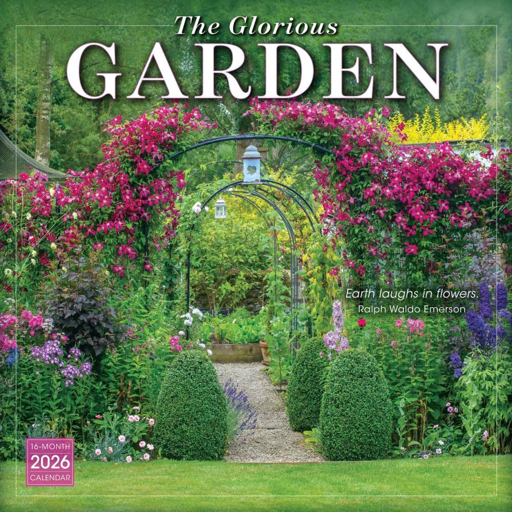 Glorious Garden 2026 Wall Calendar_Main Image