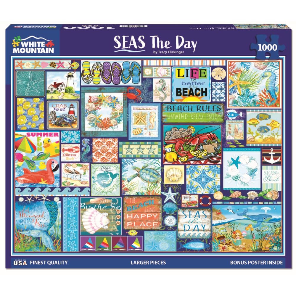 Seas The Day 1000 Piece Puzzle Main Product Image