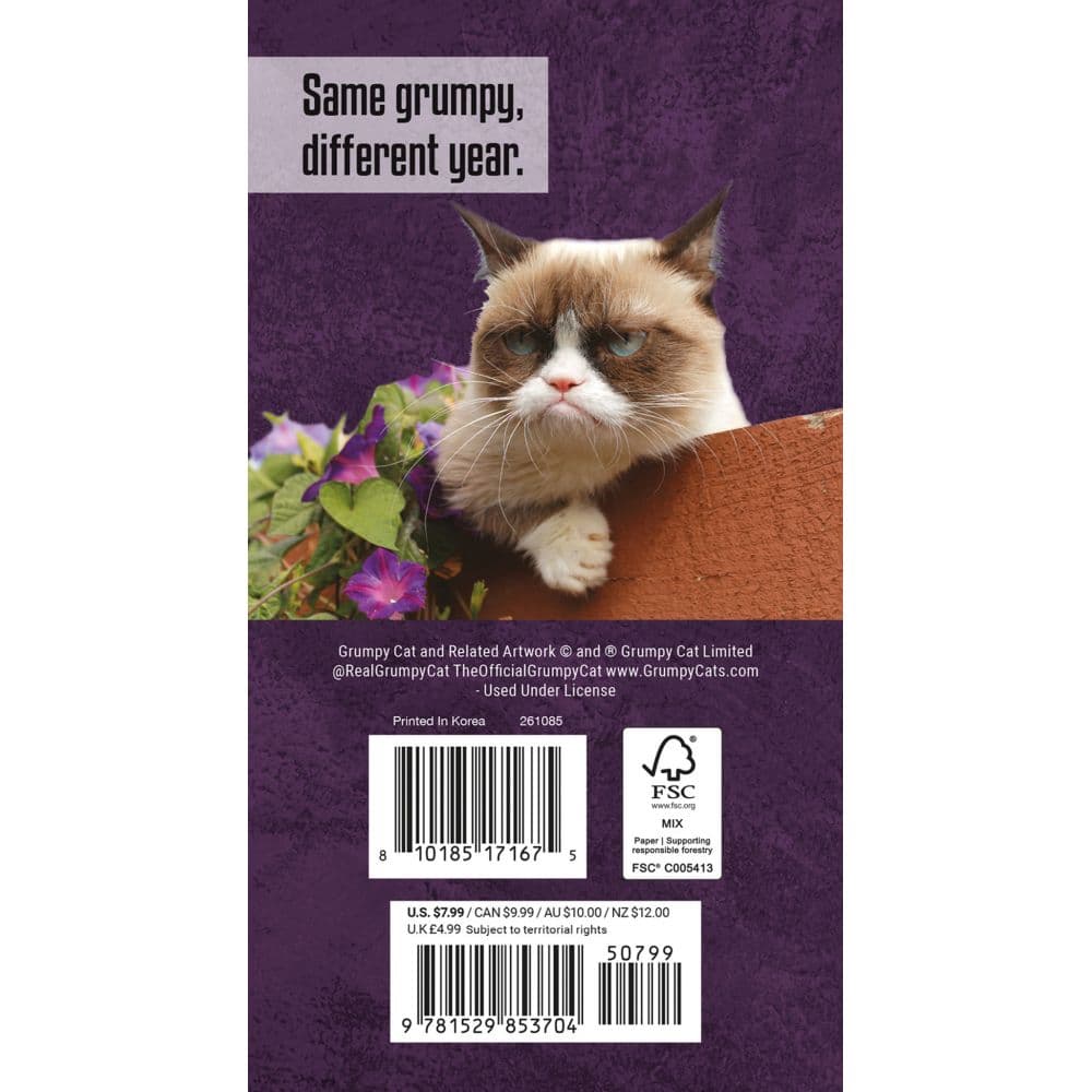 Grumpy Cat 2 Year 2026 Pocket Planner First Alternate Image