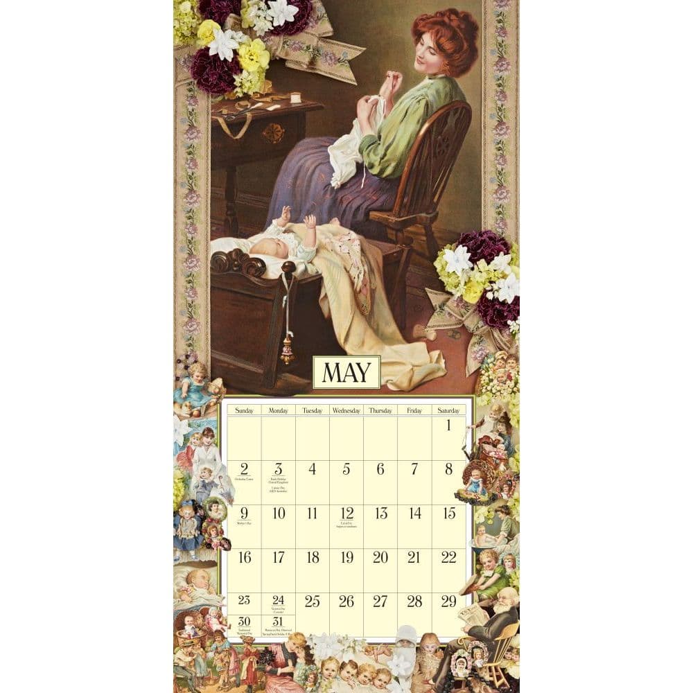 Victoriana Wall Calendar