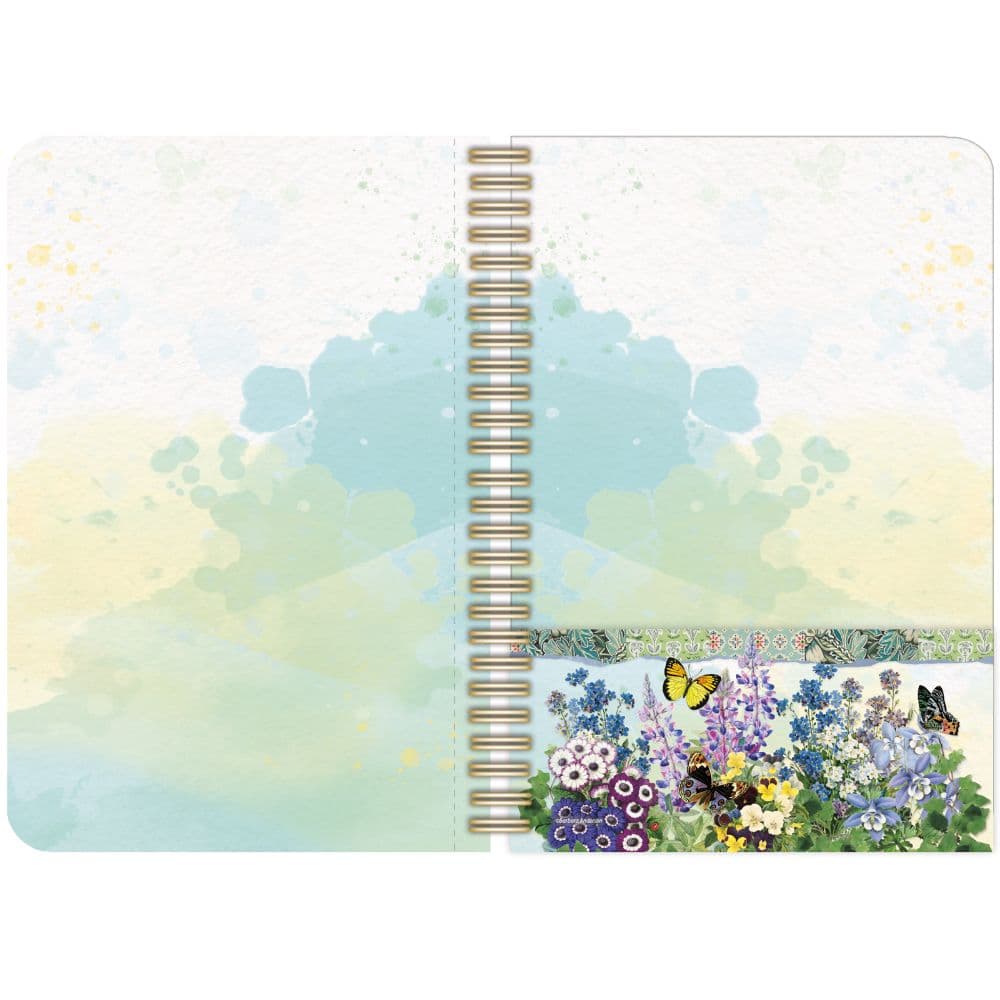 Garden Botanicals 2025 Spiral Engagement Planner by Barbara Anderson