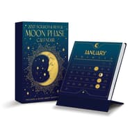 image Moon Phases Scratch and Reveal 2027 Desk Calendar Main Product Image