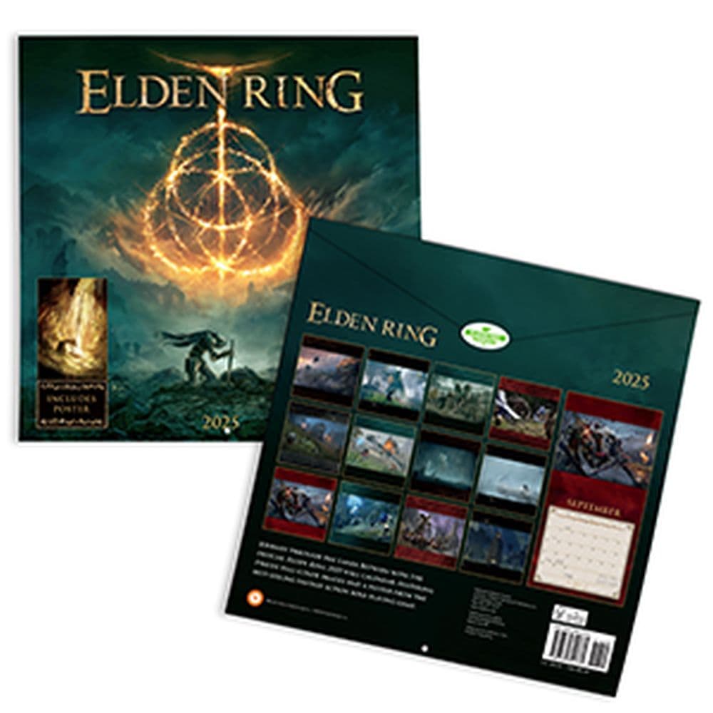 Elden Ring 2025 Wall Calendar Seventh Alternate Image width=&quot;1000&quot; height=&quot;1000&quot;