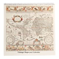image Vintage Maps 2027 Wall Calendar Main Product Image