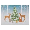 image Woodland Scene with Deer Christmas Card First Alternate Image
