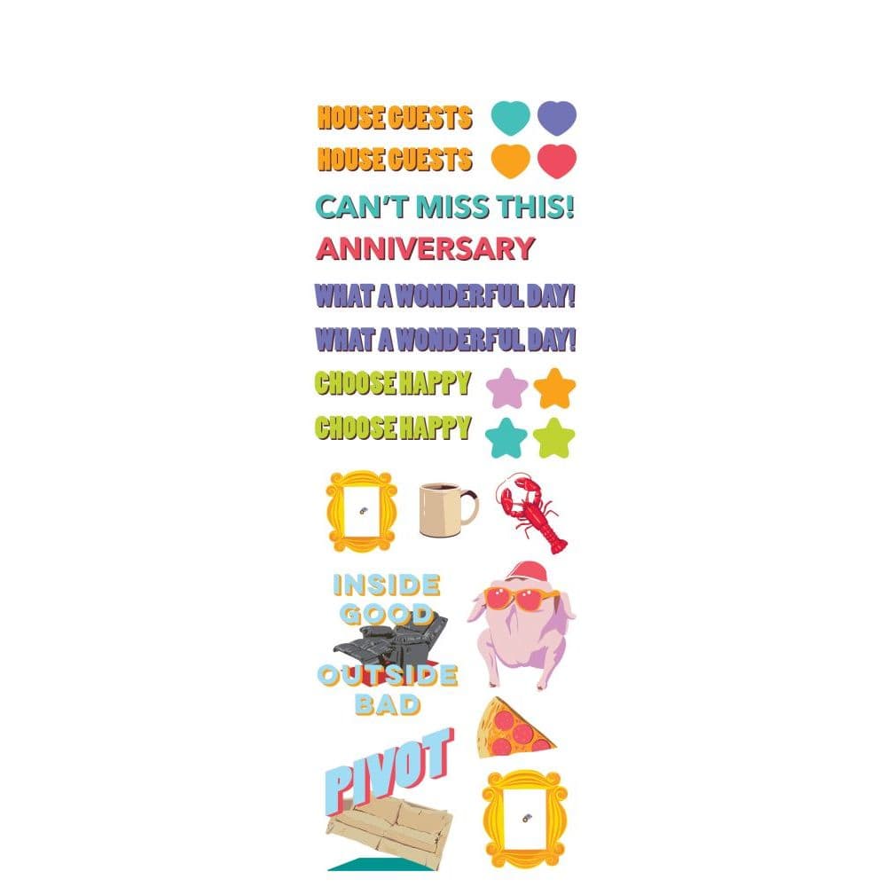Friends Calendar Stickers Alternate Image 3