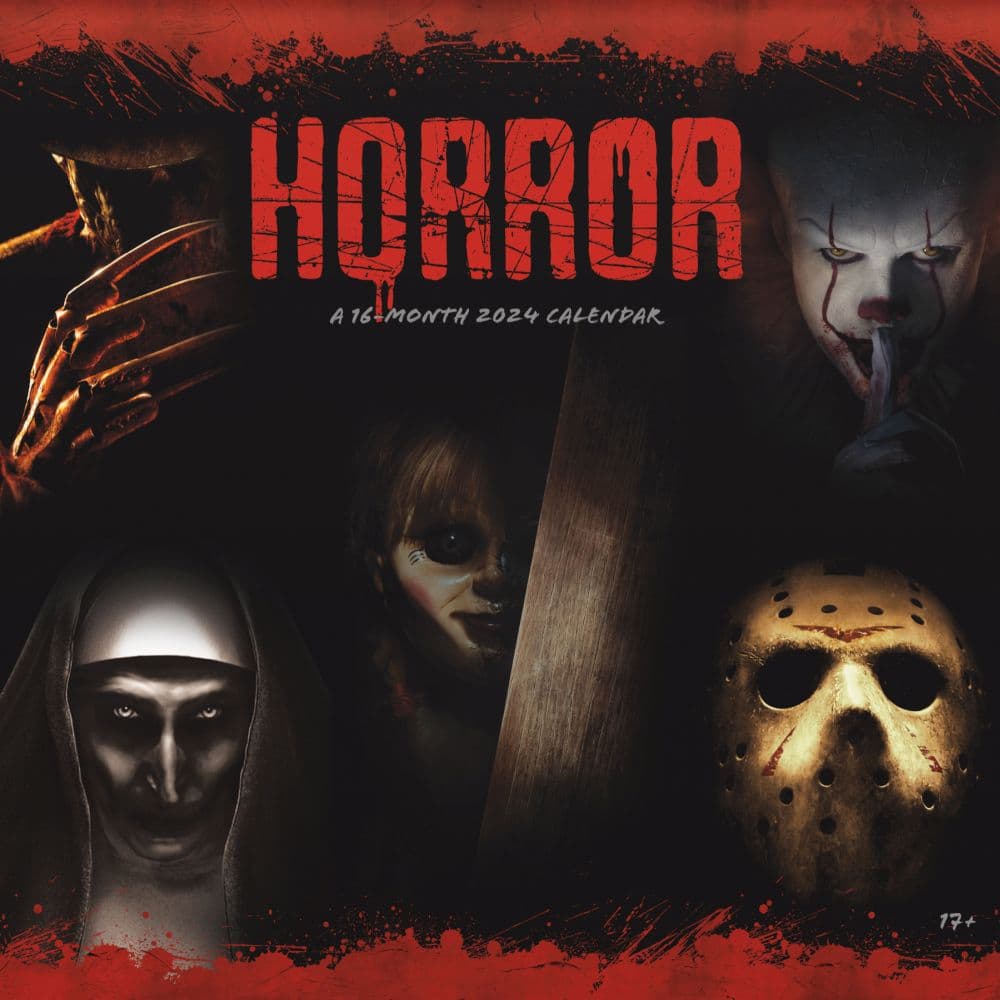 Horror Collection 2024 Wall Calendar