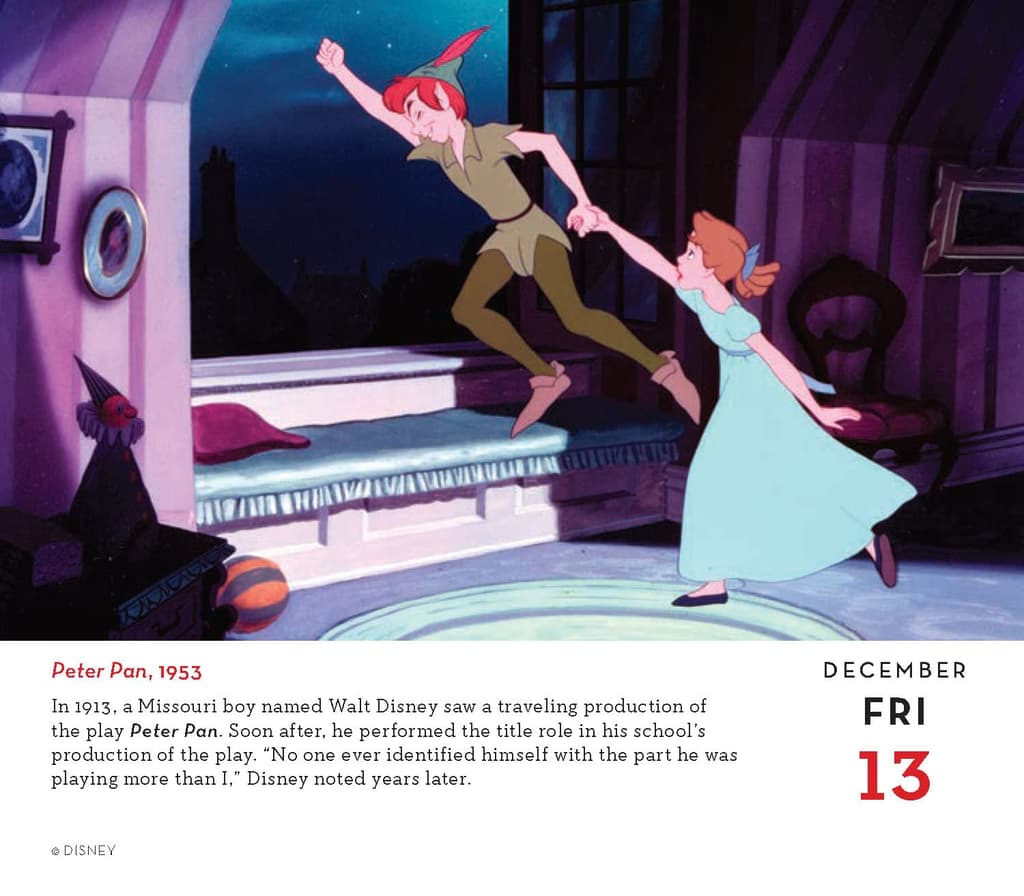 Disney A Year of Animation 2024 Desk Calendar