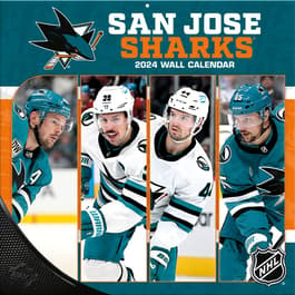 San Jose Sharks 2024 Wall Calendar