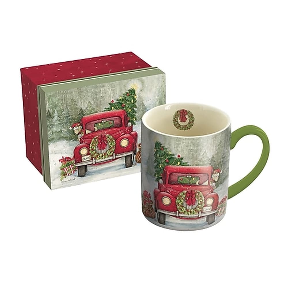 Santa's Truck 14 oz. Mug by Susan Winget