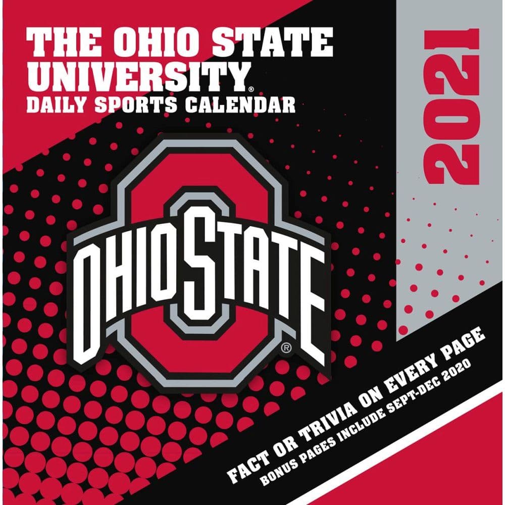 Ohio State Buckeyes 2021 Desk Calendar - Calendars.com