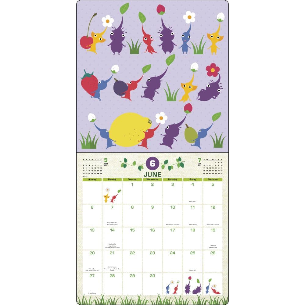 Pikmin 2027 Wall Calendar First Alternate Image