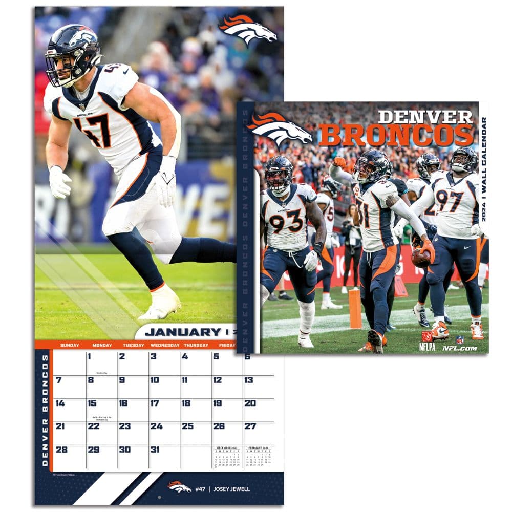 : Denver Broncos 2022 Wall Calendar: 9781469385839