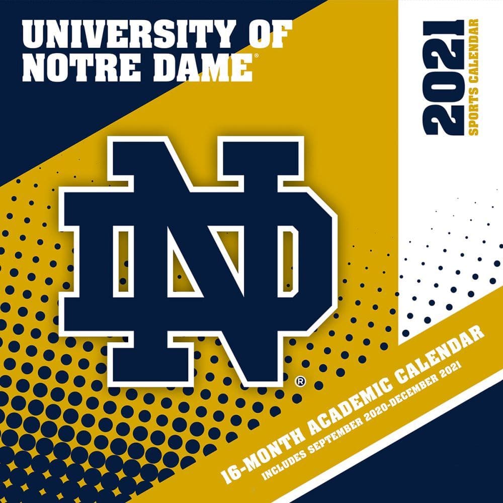 notre dame calendar 2021 2021 Notre Dame Fighting Irish Calendars Sports Calendars Com notre dame calendar 2021