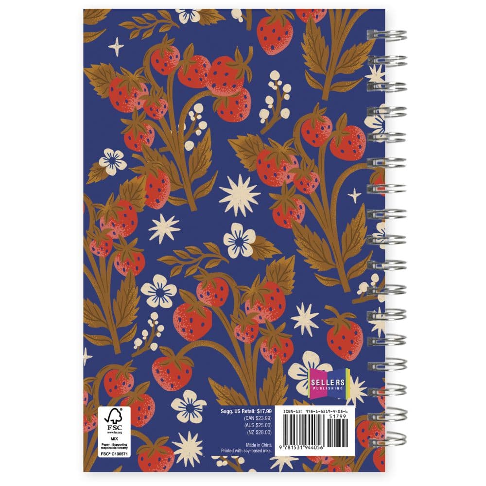 Designer Strawberry Fields Weekly 2026 Planner First Alternate Image