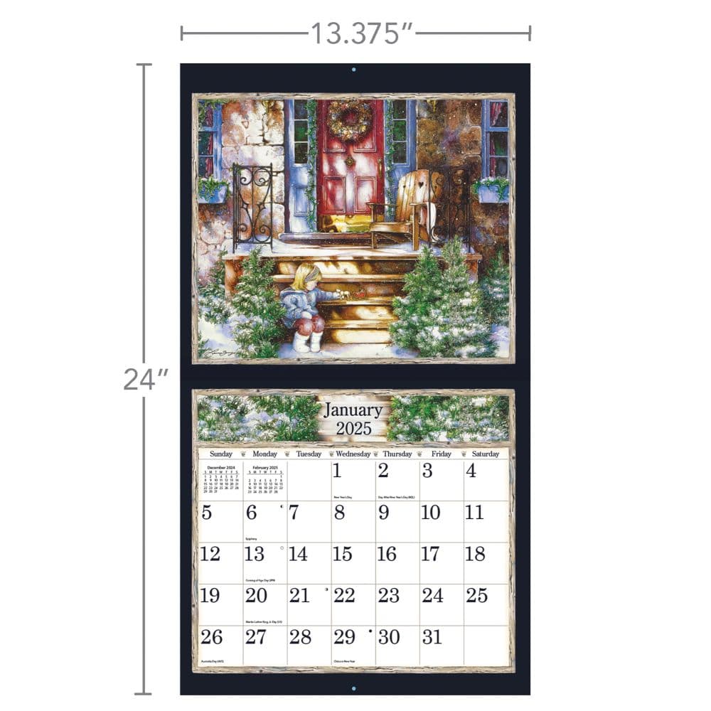 Country Welcome 2025 Wall Calendar by Laura Berry_ALT6