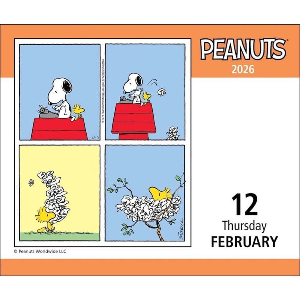 Peanuts 2026 Desk Calendar Second Alternate Image