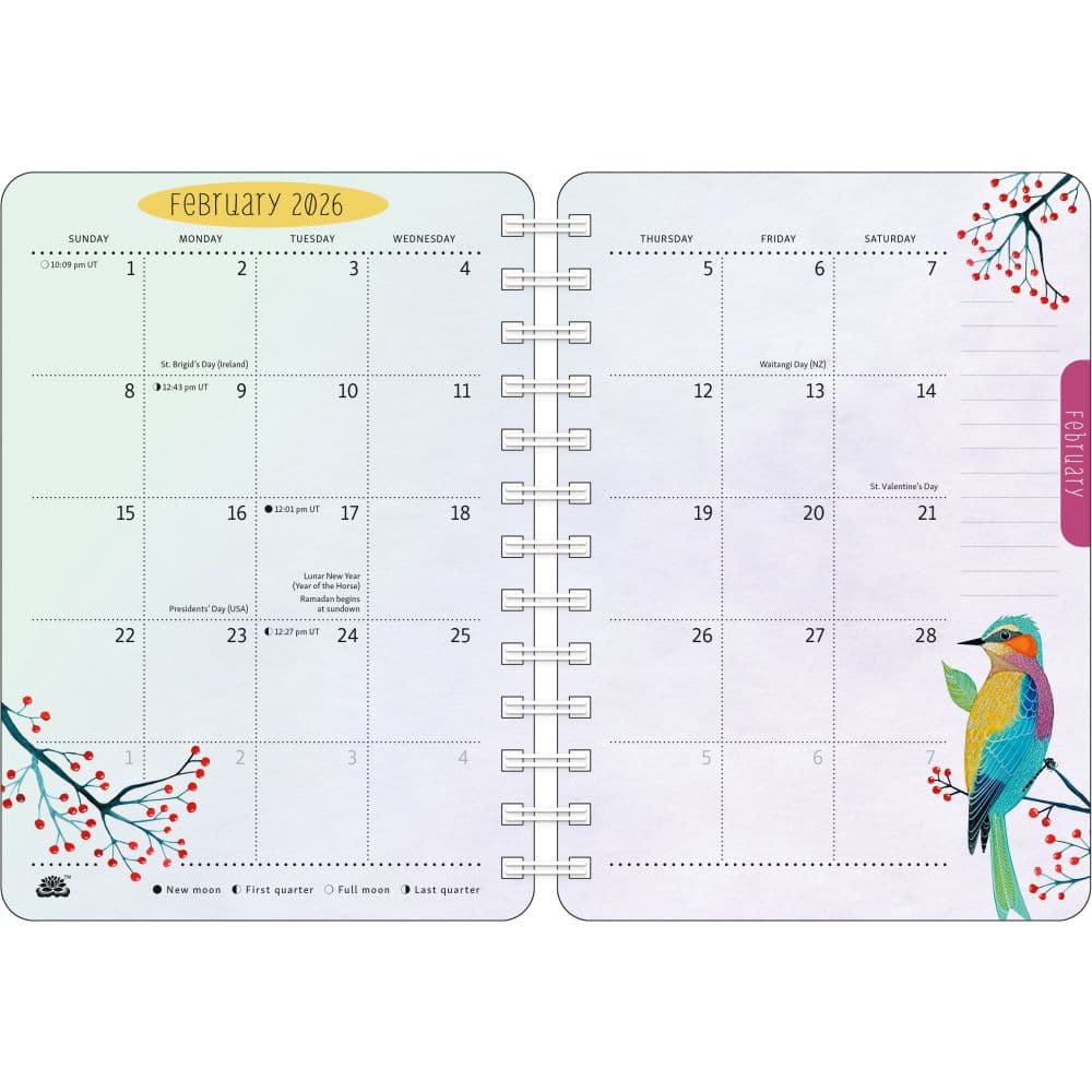 Birds of a Feather Weekly 2026 Planner Third Alternate Image