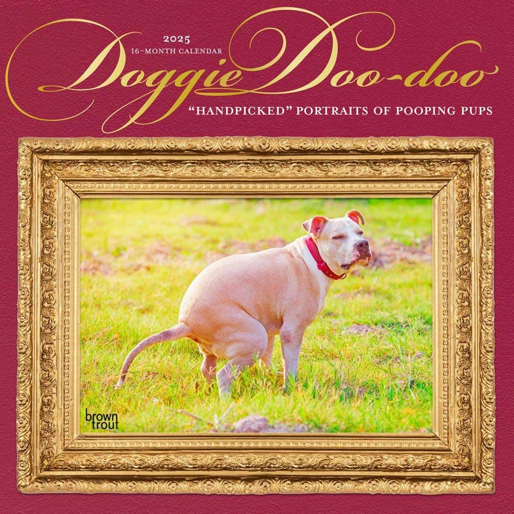 Doggie Doo Doo 2025 Wall Calendar